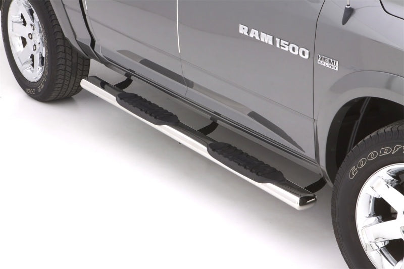 Barres de protection Nerf ovales droites SS de 5 po pour Dodge Ram 2500 Crew Cab de Lund 10-17 - Polies