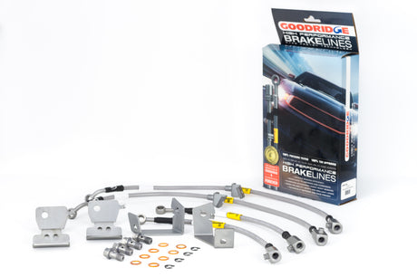 Conduites de freins Goodridge 05-12 Ford Mustang avec ABS