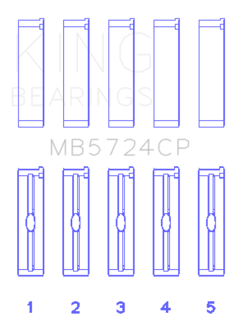 King Engine Bearings General Motors Duramax Diesel Main Bearing Set