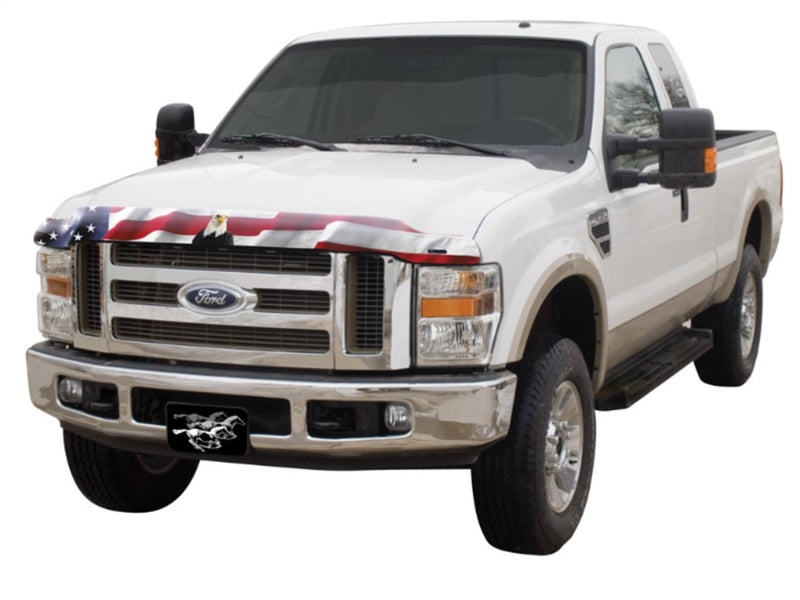 Protecteur de capot Premium Vigilante pour Ford F-250 Super Duty Stampede 2008-2010 - Drapeau