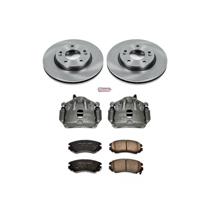 Kit de freins avant Power Stop Autospecialty pour Hyundai Elantra 07-10 avec étriers