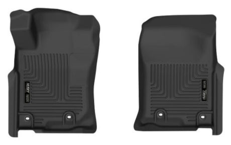 Revêtements de sol avant noirs Husky Liners 14-21 Lexus GX460 / 13-21 Toyota 4Runner X-Act Contour
