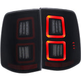 Feux arrière à LED ANZO 13-17 Dodge Ram 1500/2500/3500 Fumés