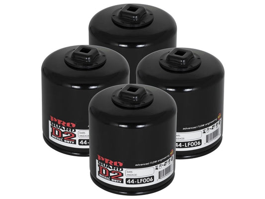 aFe Pro GUARD D2 Oil Filter 74-08 Dodge Gas Truck V6 3.9L/V8 4.7L/5.7L/5.2L/5.9L/V10 8.3L/8.0L (4pk)