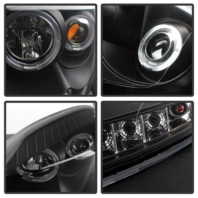 Phares de projecteur Spyder Dodge Ram 1500 06-08/Ram 2500 06-09 LED Halo LED Blk PRO-YD-DR06-HL-BK