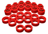Ensemble de montage de carrosserie rouge (cabine) pour suspension énergétique 92-99 GM Denal XL/Suburban 2WD/Yukon XL 2WD