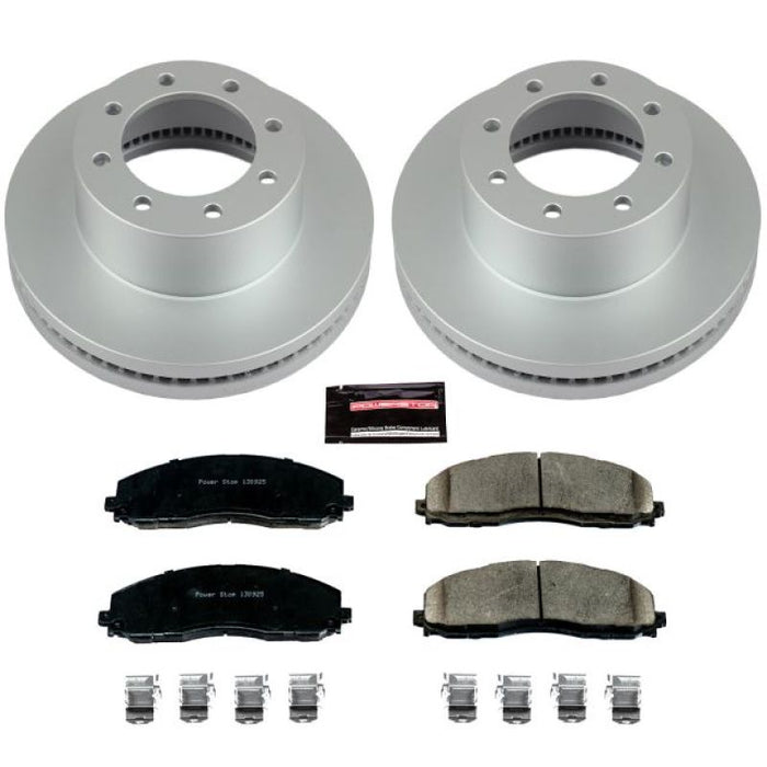 Kit de freins avant Power Stop 13-16 avec revêtement Z17 pour Ford F-450 Super Duty