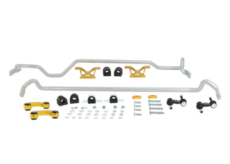 Kit de barres stabilisatrices avant et arrière Whiteline 02-07 Subaru Impreza WRX 24 mm avec supports