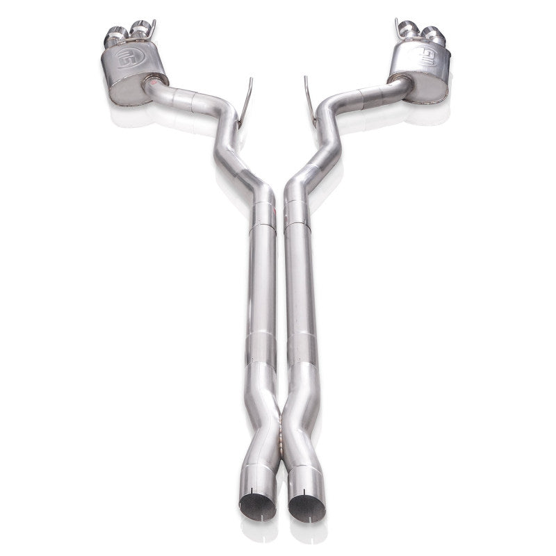 Échappement Cat-Back Redline X-Pipe Performance Connect pour Ford Mustang GT 18+ en acier inoxydable