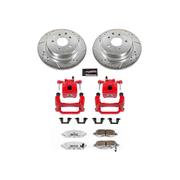 Kit de freins arrière Power Stop 05-08 Infiniti G35 Z26 Street Warrior avec étriers