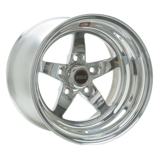 Weld S71 15x4 / 5x120mm BP / 2.5in. BS Polished Wheel (Low Pad) - Non-Beadlock