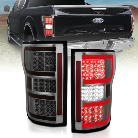 Feux arrière à LED ANZO 18-19 Ford F-150 Fumés