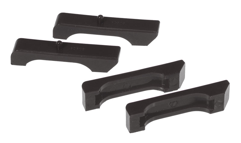 Isolateurs de radiateur Prothane 68-87 GM Small Block - Noir