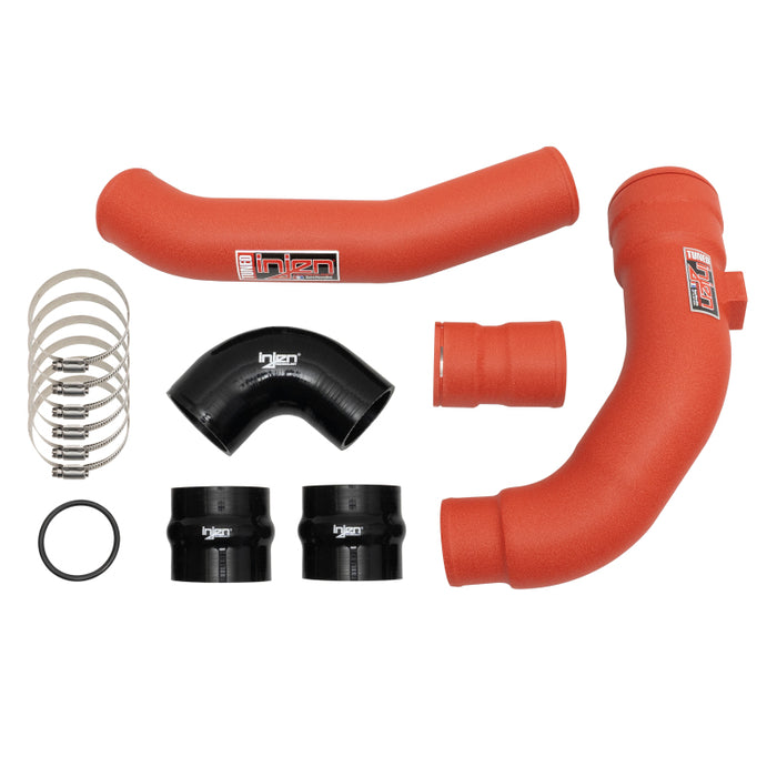 Kit de tuyauterie de refroidisseur intermédiaire rouge froissé Injen 17-22 Ford F250/F/350/F-450/F-550 V8-6.7L Turbo Diesel