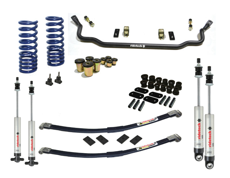 Ridetech 70-81 Chevrolet Camaro Small Block StreetGRIP Suspension System w/ Ball Joints & Bushings