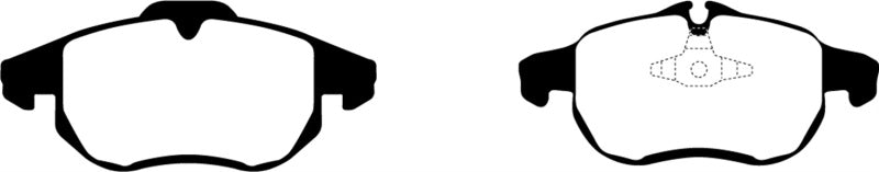 Plaquettes de frein avant EBC 03 Saab 9-3 2.0 Turbo (Arc) Greenstuff