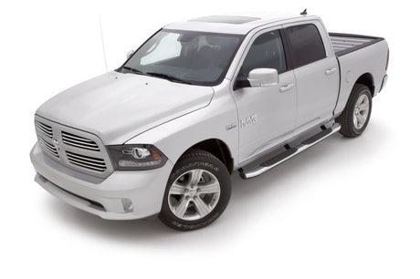 Barres de toit ovales courbées de 5 po pour Dodge Ram 1500 Crew Cab 09-15 (construites avant le 01/07/15) - Chrome