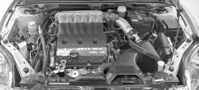 K&amp;N 06 Eclipse GT 3,8 L V6 Red Typhoon Short Ram Intake