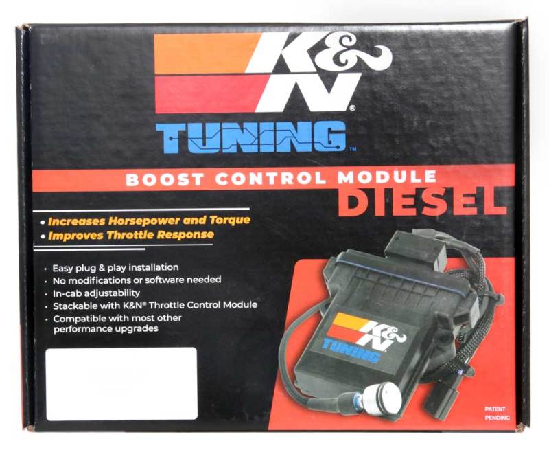 K&amp;N 17-18 Chevrolet 2500/3500 6,6 L V8 Module de commande de suralimentation diesel