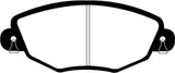 Plaquettes de frein avant EBC 01-04 Jaguar X-Type 2.5 Greenstuff