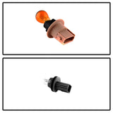Phares Xtune Ford F150 04-08 en cristal ambré noir fumé HD-JH-FF15004-AM-BSM