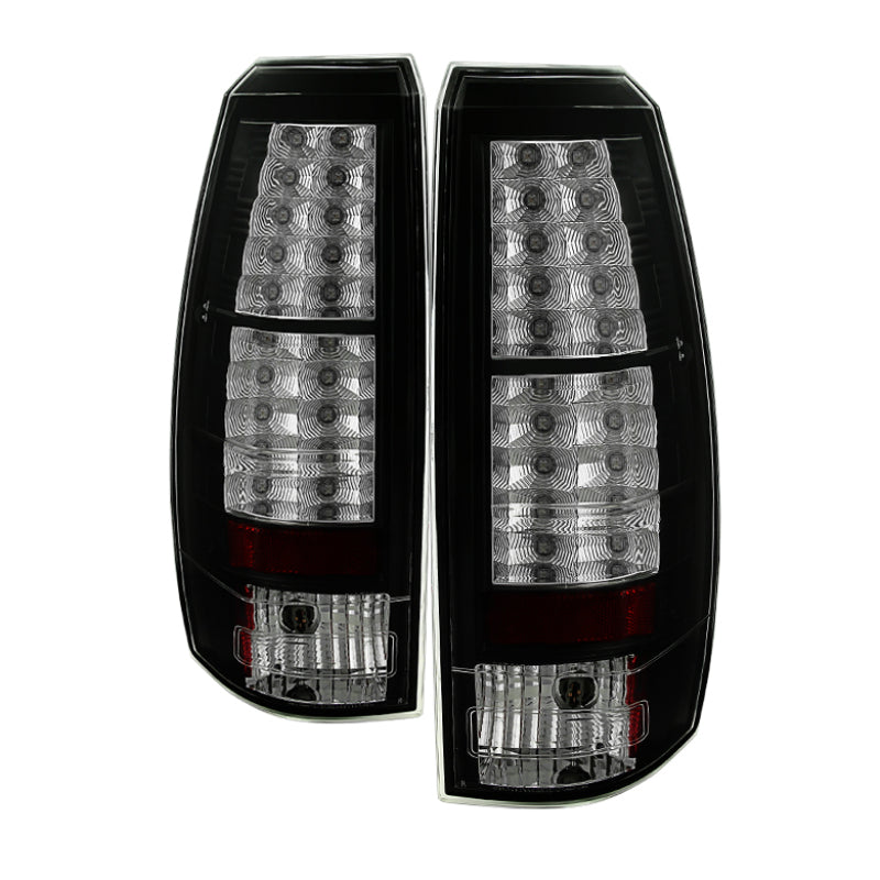 Spyder Chevy Avalanche 07-13 LED Tail Lights Black ALT-YD-CAV07-LED-BK