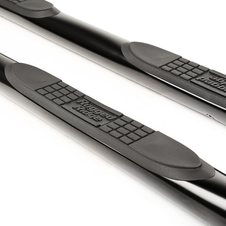 Marchepieds latéraux ronds Rugged Ridge de 3 po, noir, Renegade BU 15-18