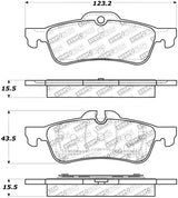 Plaquettes de frein arrière StopTech Performance 02-06 Mini