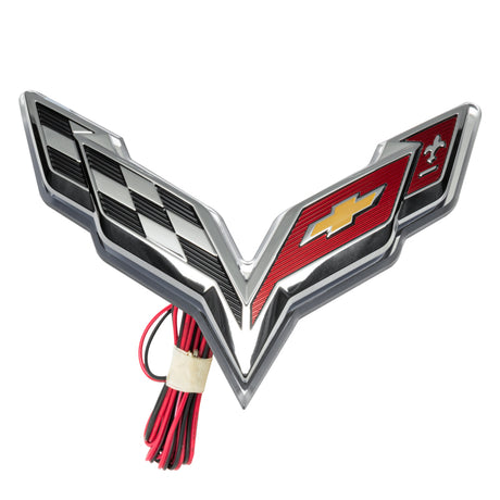Emblème Oracle Corvette C7 illuminé à l'arrière - Rose VOIR LA GARANTIE