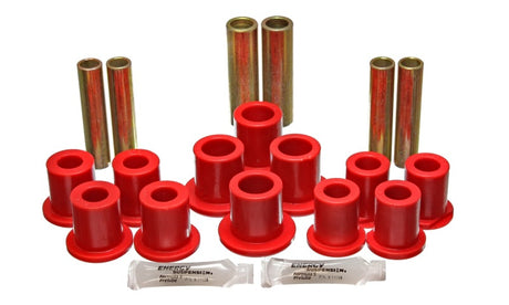Ensemble complet de bagues de ressorts Energy Suspension Fd Rr - Rouge