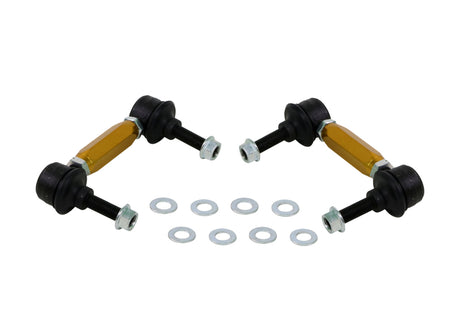 Kit de liaison de barre stabilisatrice arrière Whiteline 03-06 Nissan 350z Z33 - Liens à rotule réglables