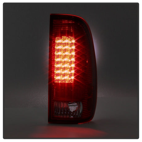 Feux arrière LED Xtune Ford F150 Styleside 97-03 Super Duty 99-07 Fumée rouge ALT-ON-FF15097-LED-RC