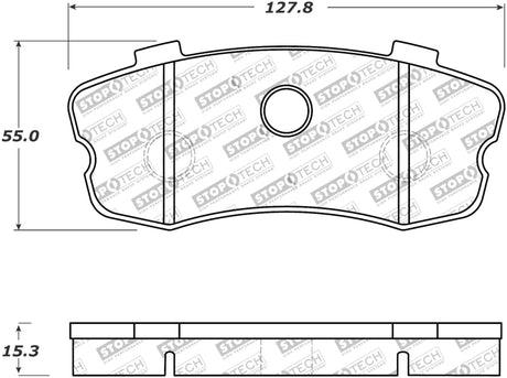 StopTech Performance 06-09 Chevy Corvette Z06 Rear Brake Pads