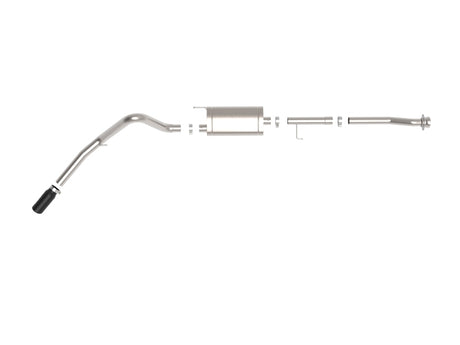 Échappement Cat-Back aFe Apollo GT 3 pouces 409 SS 2021 Ford F-150 V6 2,7 L/3,5 L (tt)/V8 5,0 L avec embouts noirs