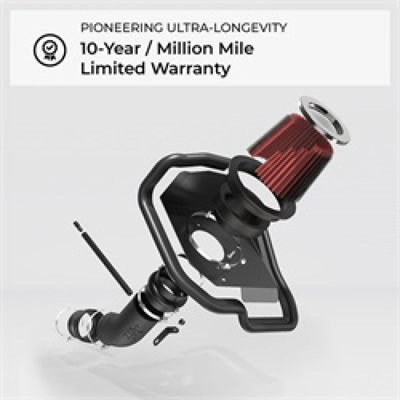 Kit d'admission haute performance à haut débit K&amp;N 12-18 Jeep Wrangler V6-3.6L (homologué CARB 12-15)