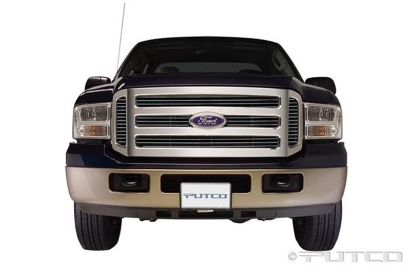 Putco 05-07 Ford SuperDuty - Grilles d'aération latérales Shadow Billet incluses