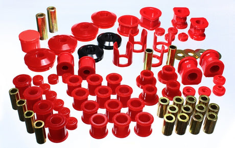Ensemble de bagues principales Hyper-Flex rouges pour Nissan 240SX (S13) 89-94 Energy Suspension