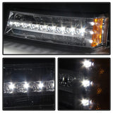 xTune Chevy Silverado 03-06 / Avalanche 02-06 LED Bumper Lights Chrome CBL-JH-CS03-LED-C