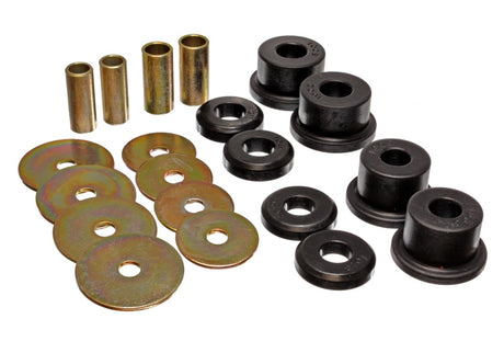 Ensemble de bagues de sous-châssis noires pour Mitsubishi Eclipse FWD 90-94 Energy Suspension