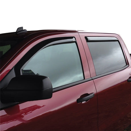 Déflecteur d'air Westin 2014-2018 Chevy Silverado 1500 Crew Cab Wade 4 pièces - Fumé