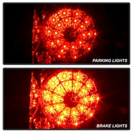 Feux arrière à LED Spyder Toyota Tundra 07-13 Rouge Fumé ALT-YD-TTU07-LED-RS