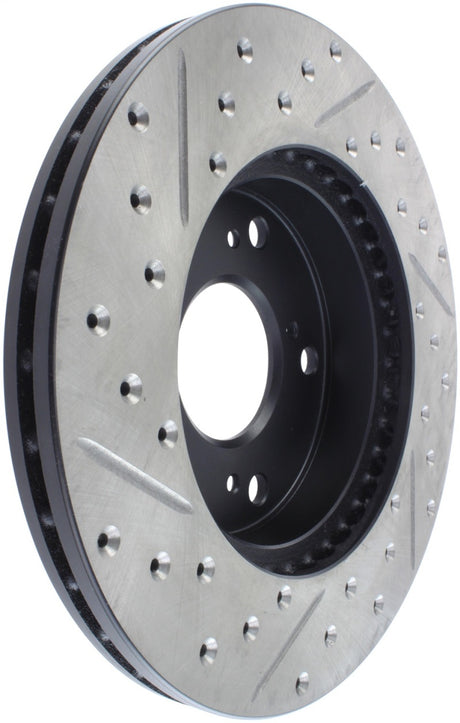 Rotor avant gauche rainuré et percé StopTech 02-06 Acura RSX
