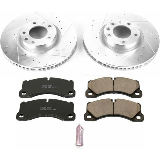 Power Stop 11-18 Porsche Cayenne Front Z23 Evolution Sport Brake Kit