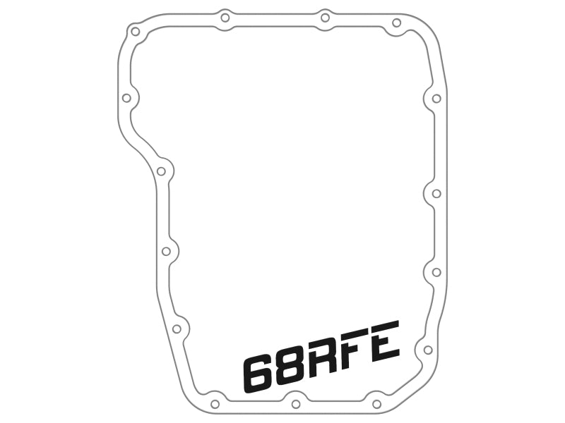 Carter de transmission aFe brut avec ailettes usinées 13-19 Dodge Diesel Trucks L6-6.7L (td)