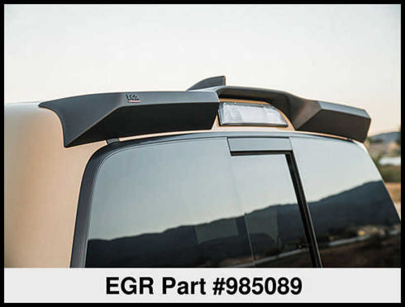 EGR 16-17 Toyota Tacoma Matte Black Truck Cab Spoiler (985089)