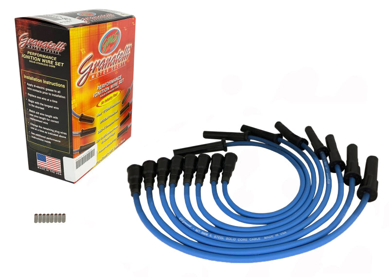 Granatelli 10-14 Ford 6.2L Blue Ignition Wires (Excl Coil Packs)