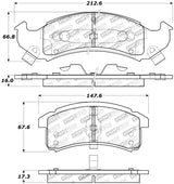 Plaquettes de frein StopTech Performance