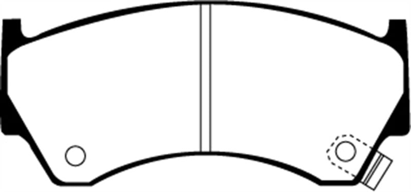 Plaquettes de frein avant EBC 95-97 Nissan Sentra 1.6 Greenstuff