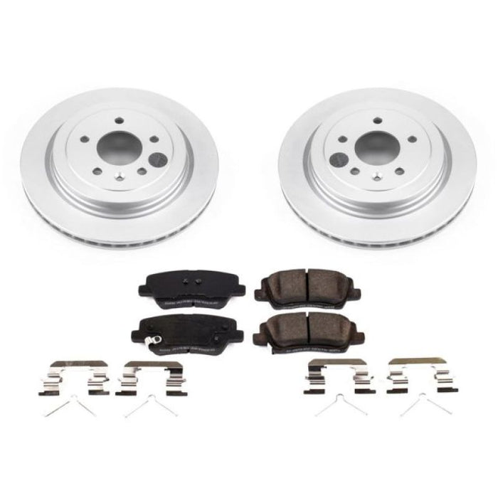 Kit de freins arrière Power Stop 16-18 Cadillac ATS Z17 Evolution Geomet avec revêtement