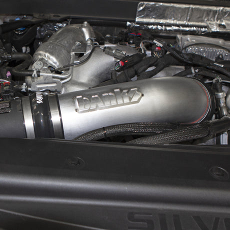 Système de suppression du résonateur d'admission Banks Power 17-19 GM 2500/3500 6,6 L L5P - Finition naturelle
